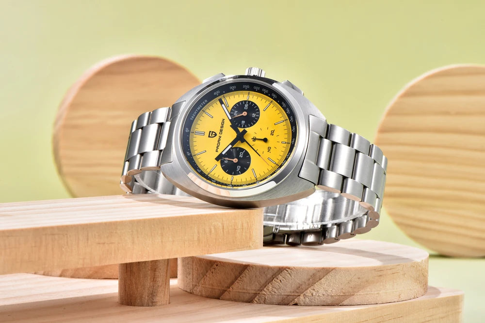 2025 New PAGANI DESIGN Men's Watches Top Luxury Quartz Watch For Men VK63 Chronograph Wristwatch Luminous AR Sapphire Clock Gift