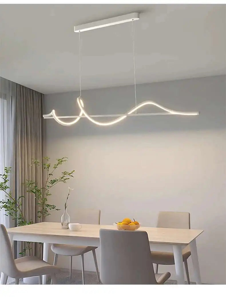 Modern Led Pendant Lights Chandelier For Dining Table Living Room Counter Bar Interior Moon Hanging Lamp Decor Chandelier Lamp