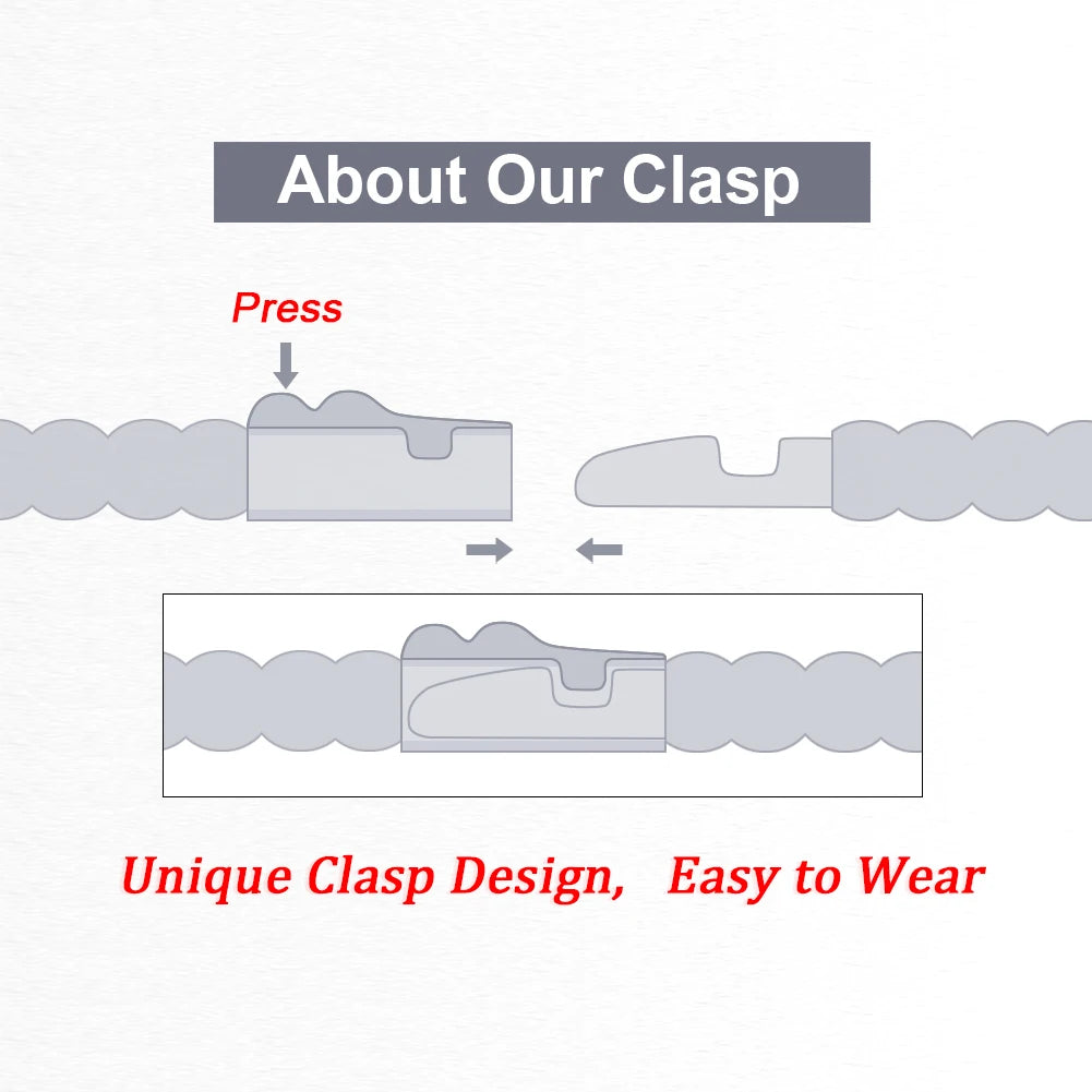 ORSA JEWELS Authentic 925 Sterling Silver Tennis Chain Bracelet Moulding Process Hanmade High-end Hand Chain for Man Woman SB128