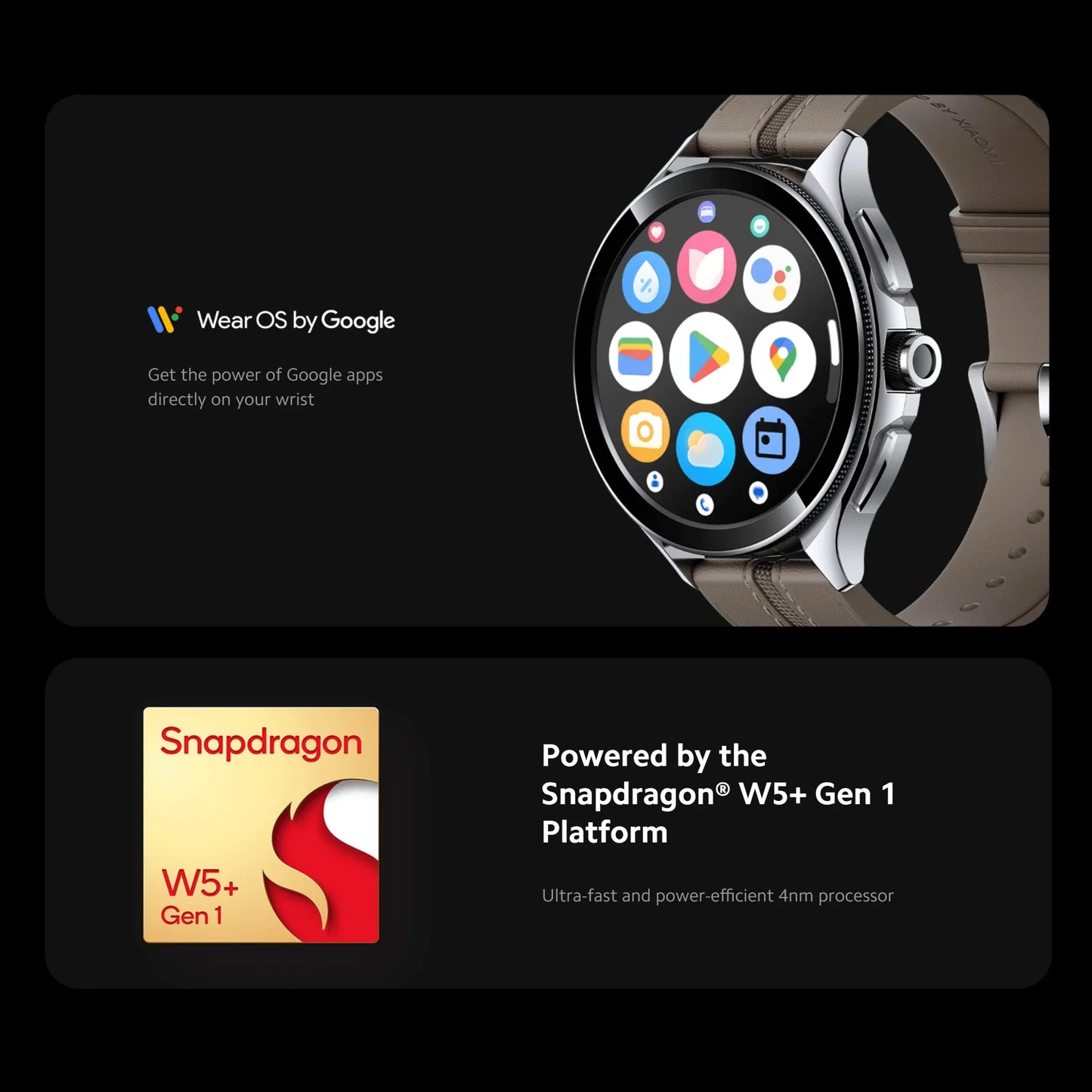 Xiaomi Watch 2 Pro 2GB 32GB 1.43" AMOLED Display 326 PPI 150+ Sports Modes Qualcomm Snapdragon W5+ Gen 1 Magnetic Charge 54.5g