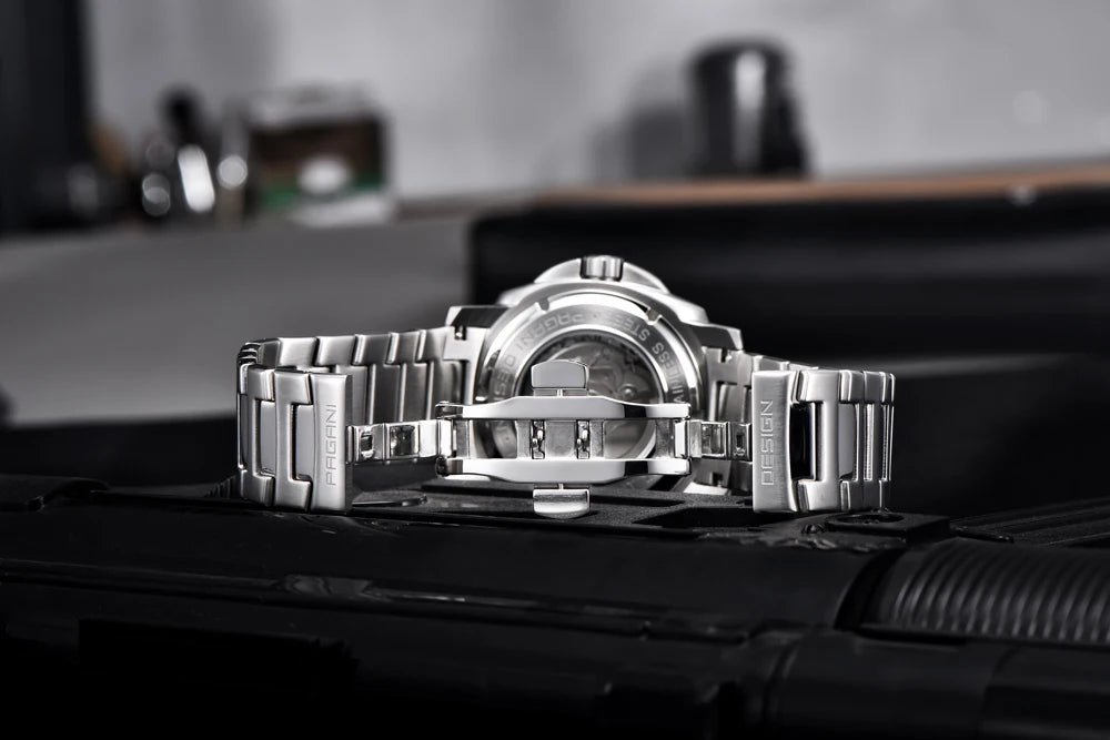 PAGANI DESIGN 2025 New Luxury Men's Watches Mechanical Automatic Watch For Men 200M Diving Wrist watch Stainless Steel+with box