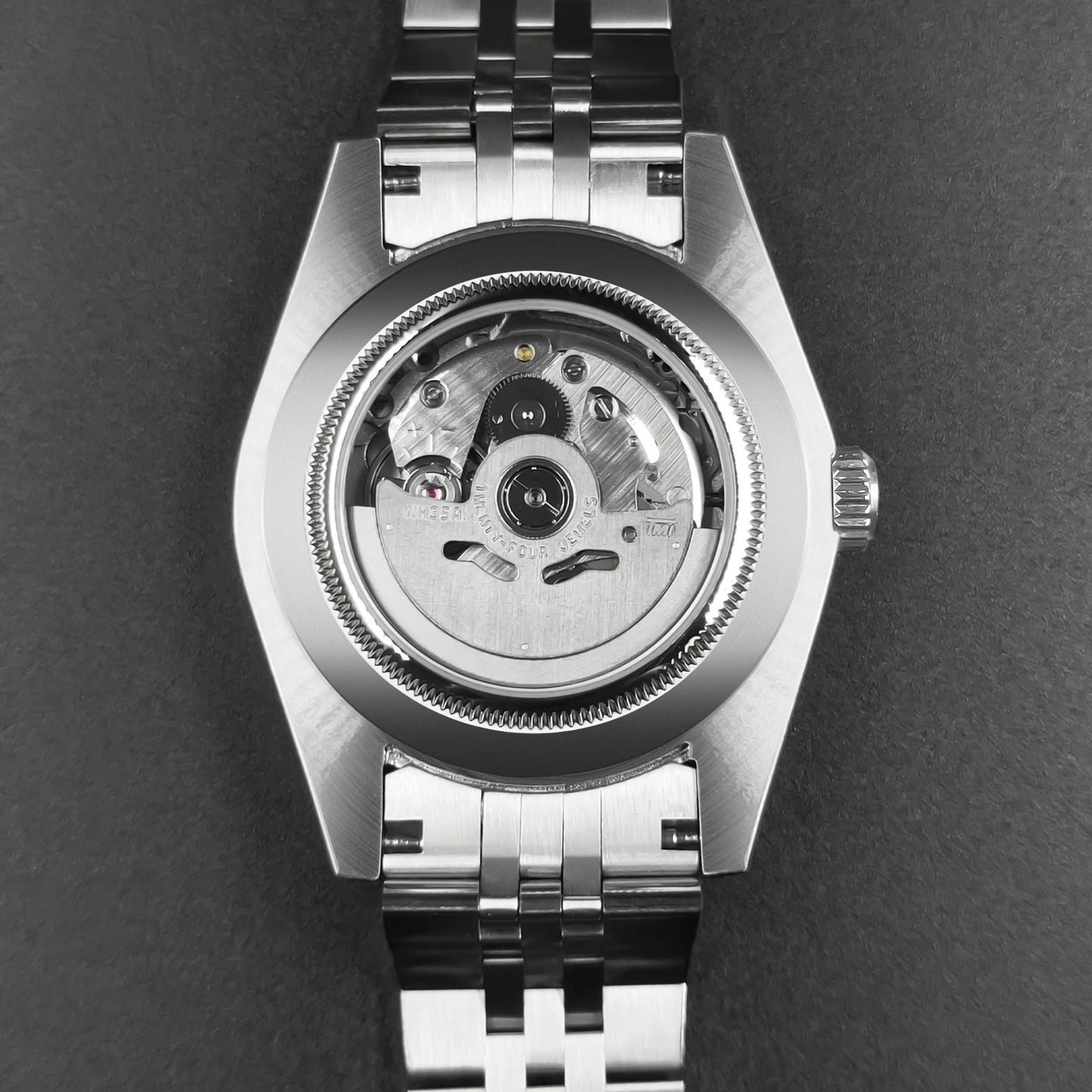 Uhr mit individuellem Logo, NH35-Uhrwerk, 36 mm/39 mm, Damen-/Herrenuhr, Saphirglas, Gold, mechanische Armbanduhr, 100 m wasserdicht, reloj hombre