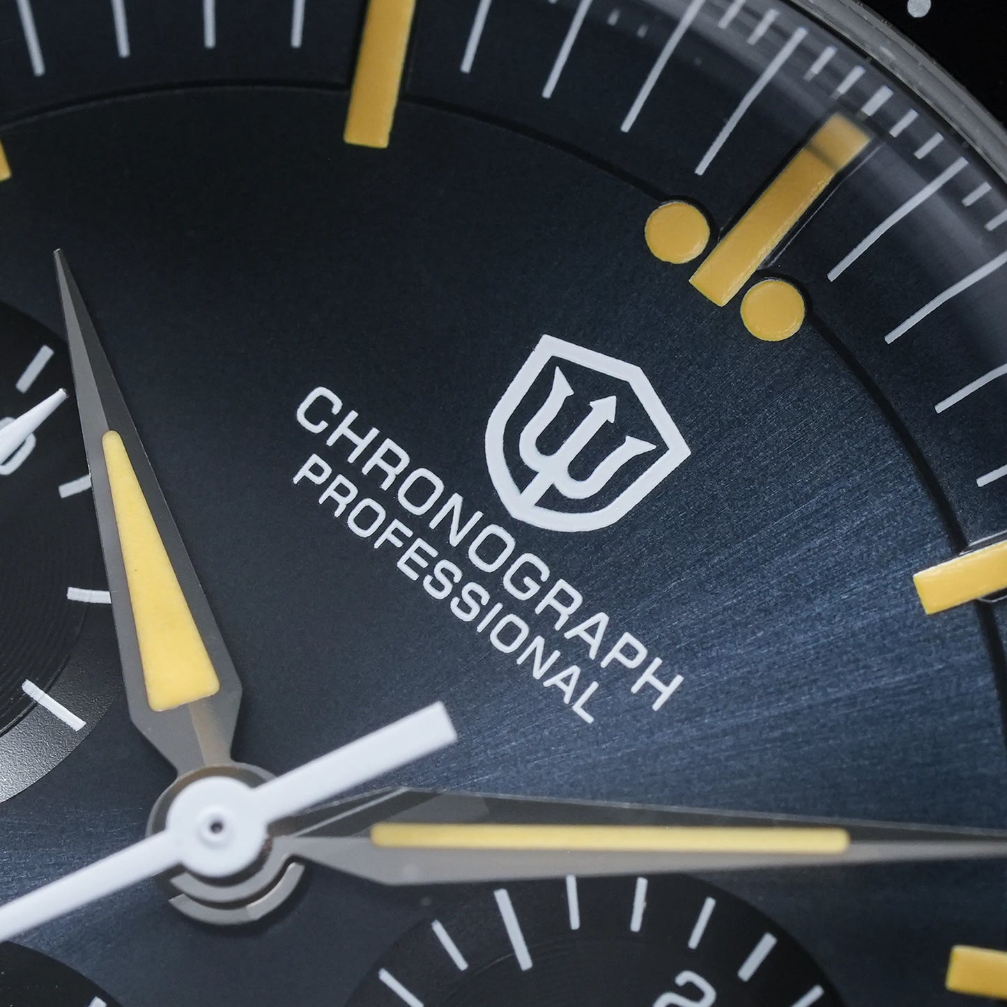 Watchdives WD1863 VK63 Quartz Chronograph Movement Bubble Sapphire Crystal 100m Waterproof Luminous 39mm Vintage Watches