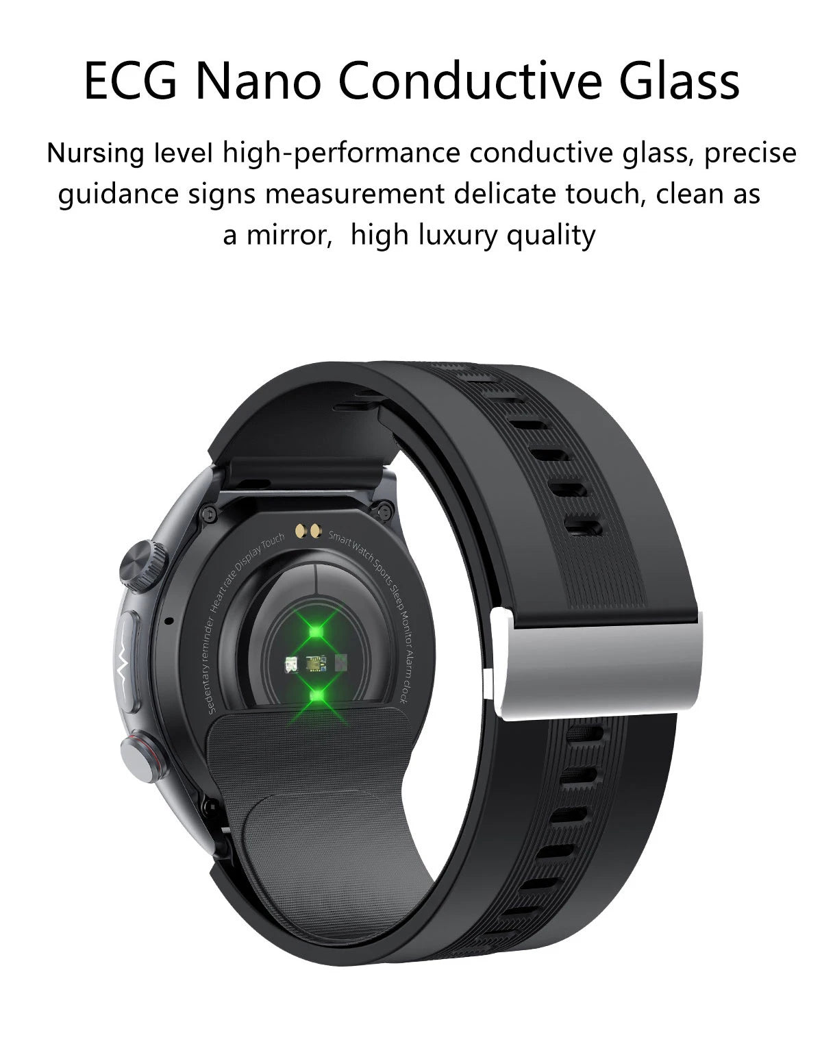 Smartwatch AMOLED Screen Call ECG Sport Watchs Air pump Measurement BP Micro physical examination AI dial Smart Watch Men Women