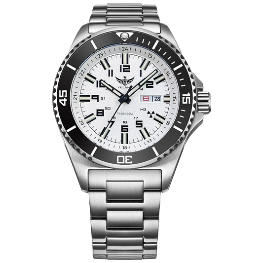 Yelang V1031 Luxury Men Brand Watch 44mm Diver Water Watches Japan 8205 Automatic Mechanical movement Luminous 300M Waterproof
