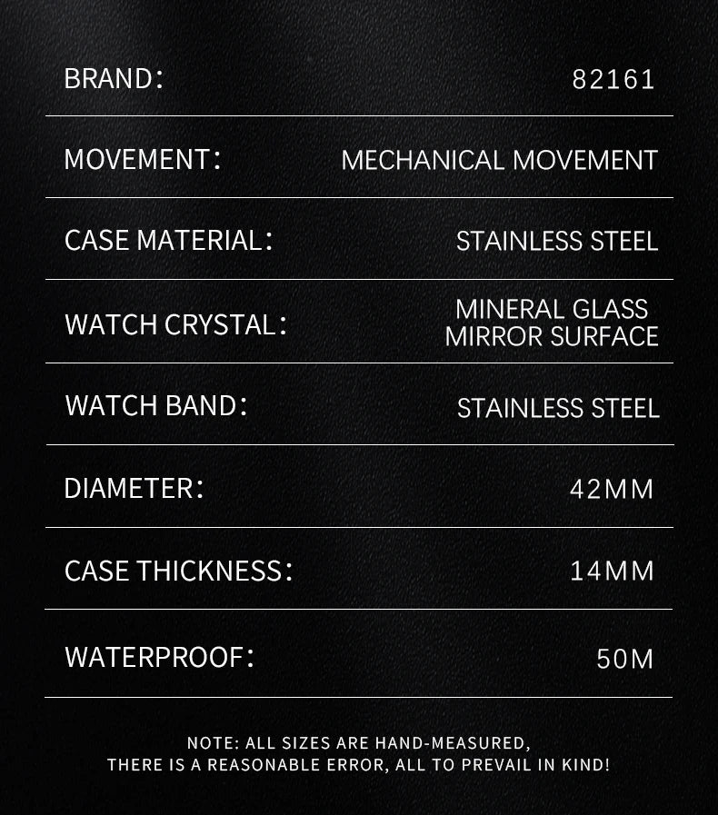 Montre mécanique automatique Panda Eye pour homme, lunette en céramique, trois cadrans, six aiguilles, étanche et lumineuse.