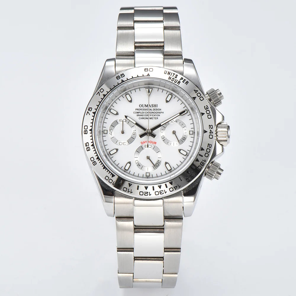 VK63 movement watches luxury men's watches sapphire glass waterproof watches quartz movement watches support custom logo