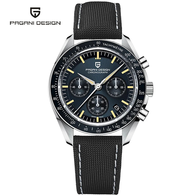 PAGANI DESIGN 2025 New Men's Watches Retro Luxury Tribute to CK2998 Quartz Watch For Men Speed Chronograph AR Sapphire crystal