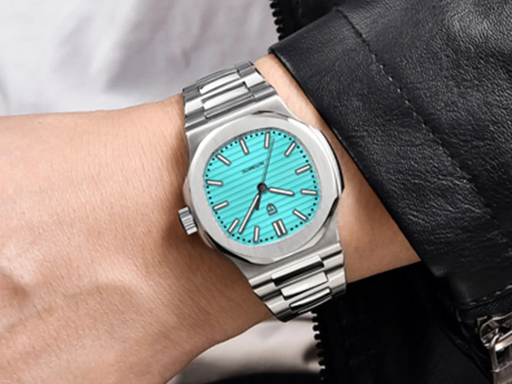 2025latest Pagani design rose gold top luxury automatic men's watch fashion AR Sapphire crystal mechanical watch men's gift10BAR