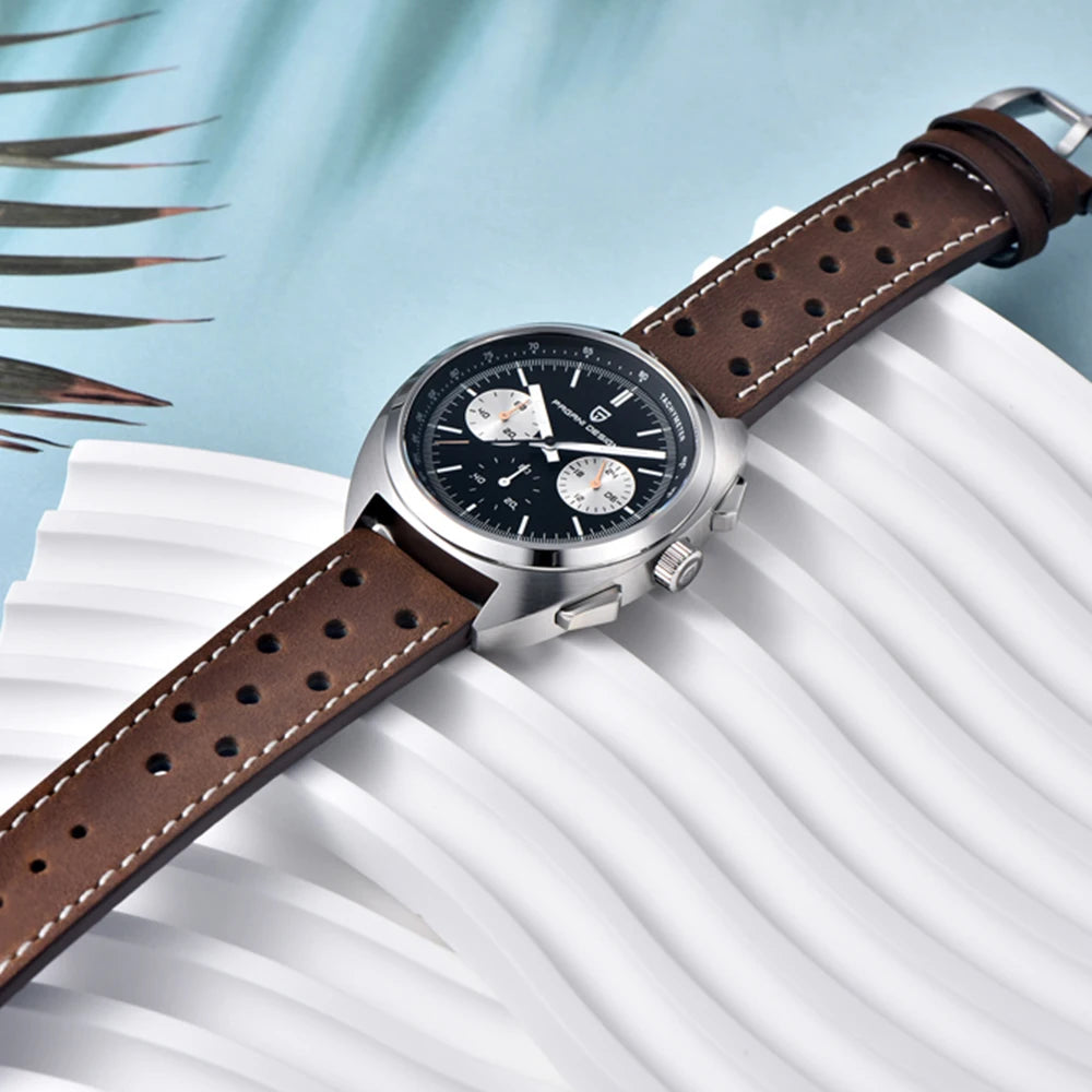 PAGANI DESIGN Men's Watch 2025 New Chronograph Luxury Quartz Watches For Man Gifts BOX Top Sapphire Mirror Sports Wristwatches