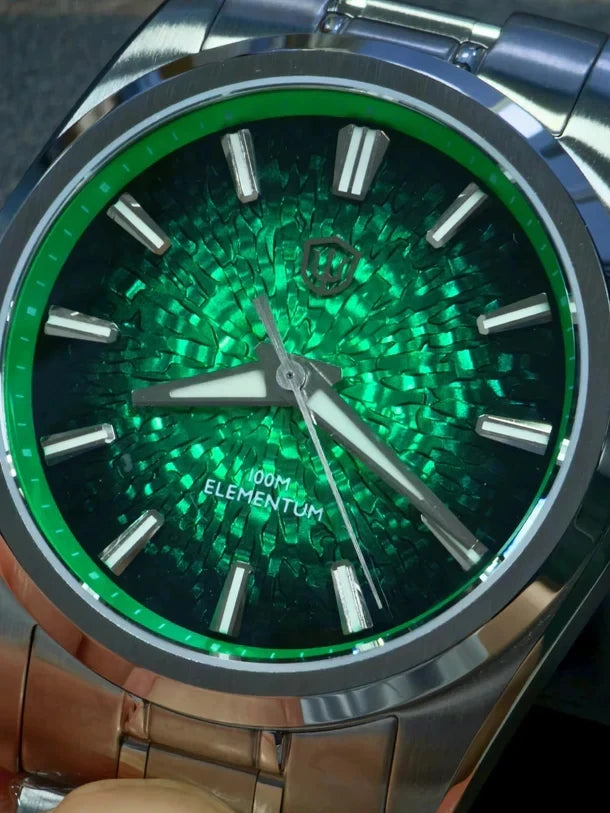 Crack-Dial Watchdives WD0003C 38mm Men Watch VH31 Sweep Seconds Quartz Movement Sapphire ice Luminous 10Bar Waterproof Watches