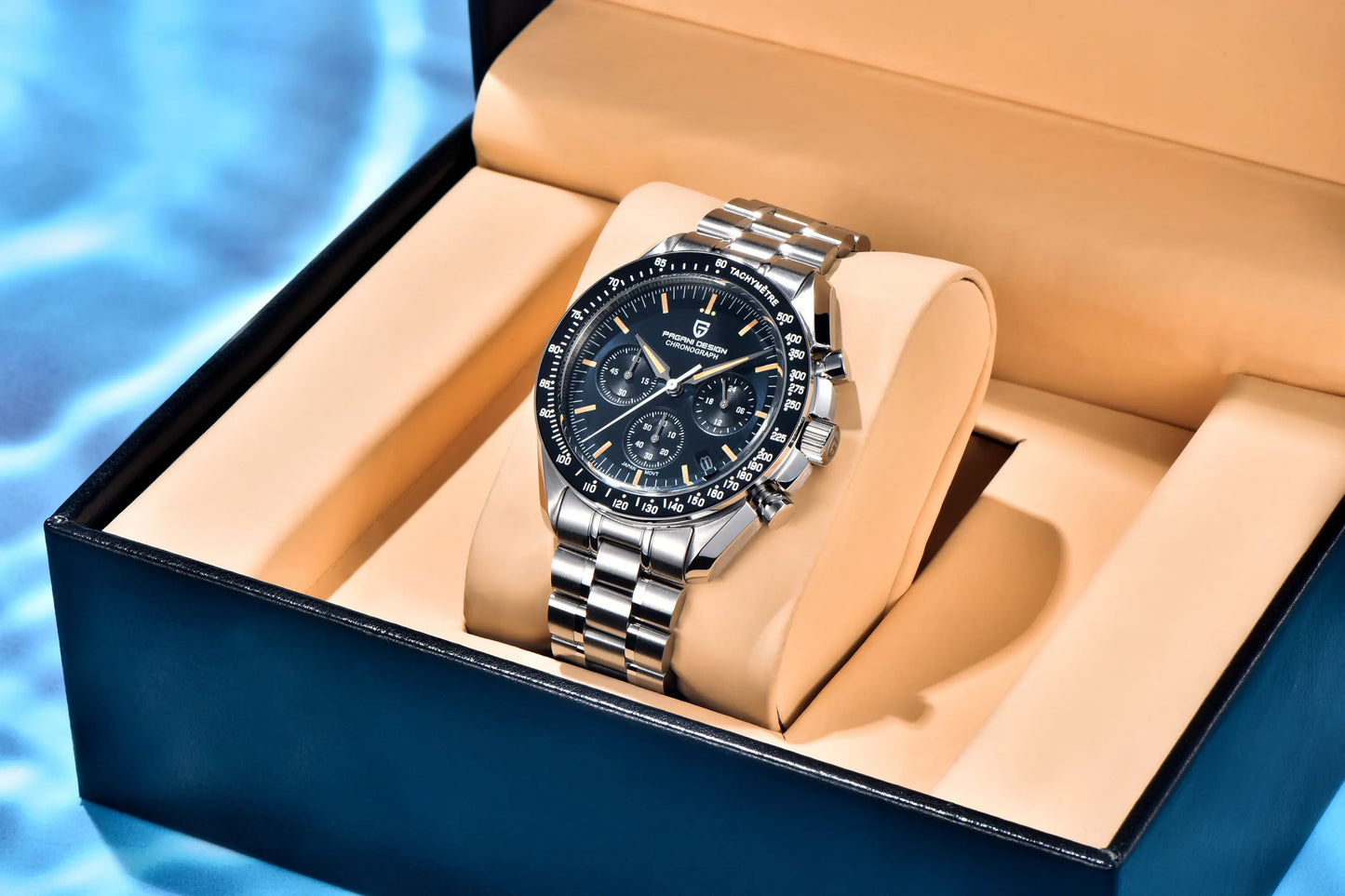 PAGANI DESIGN 2025 New Men's Watches Retro Luxury Tribute to CK2998 Quartz Watch For Men Speed Chronograph AR Sapphire crystal