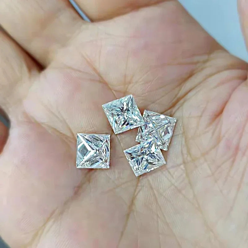 [3EX Cut] Top Belgium Cut Moissanite Stone D Color Pear Cut Gemstones Lab Grown Diamond Loose Moissanite Stone with GRA