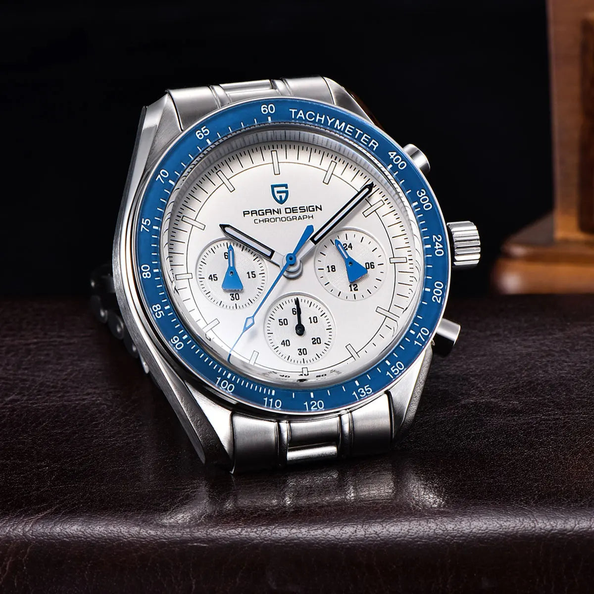 PAGANI DESIGN New Retro Watch Luxury Moon Quartz Watches For Men Stainless steel Luminous waterproof Sport Chronograph Man 2026