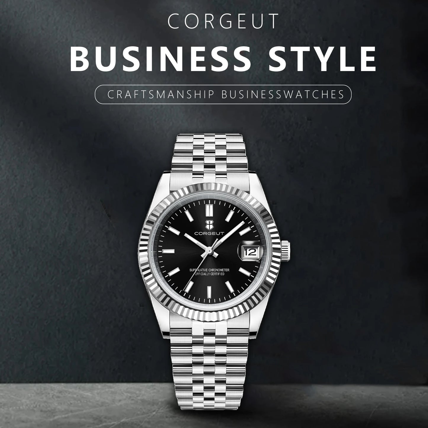 Uhr mit individuellem Logo, NH35-Uhrwerk, 36 mm/39 mm, Damen-/Herrenuhr, Saphirglas, Gold, mechanische Armbanduhr, 100 m wasserdicht, reloj hombre