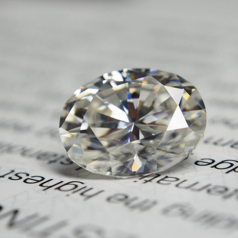 Earrings D Color Super White Moissanite Diamond Round / Oval / Pear / Radiant / Emerald / Heart / Princess / Cushion / Asscher Shape