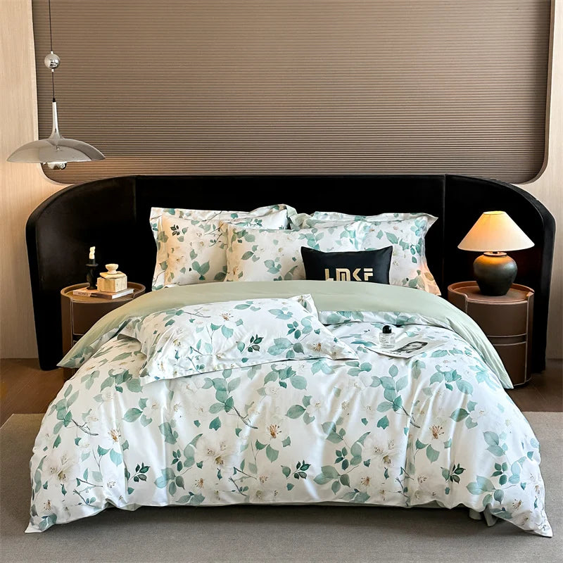 Svetanya Egyptian Cotton Underwear Bedding Sets Linens Queen King Ru Size Print Sheet Pillowcase Duvet Cover Set