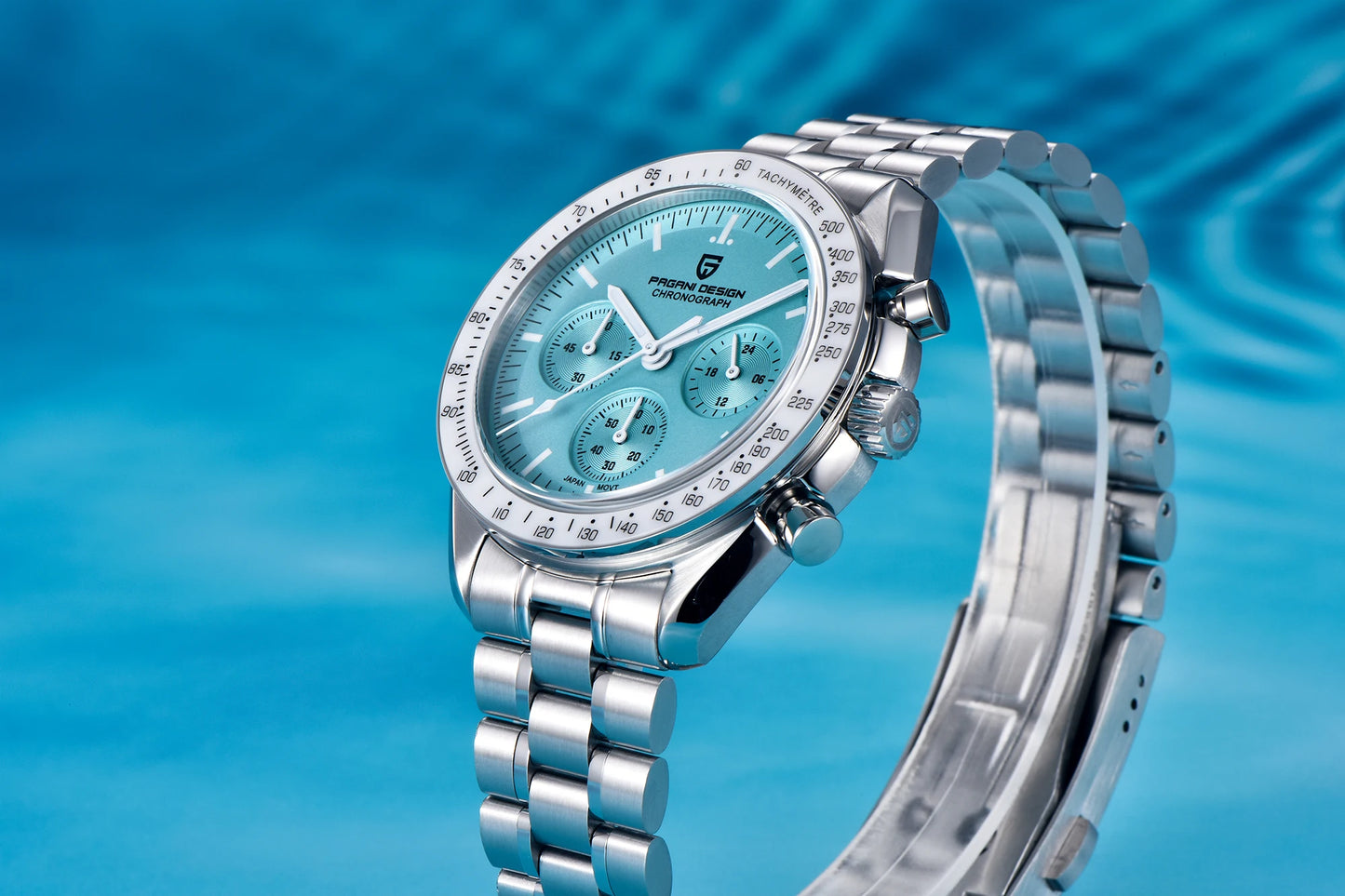 PAGANI DESIGN PD1701 Gold Luxury Men's Watches Quartz Wristwatches Chronograph VK63 Watch For Men AR Sapphire Mirror Clock Gifts