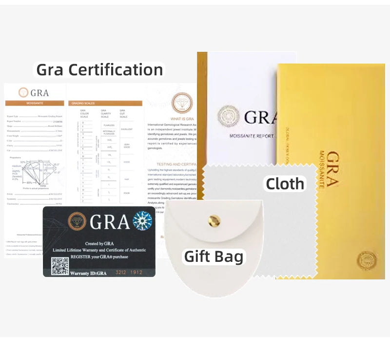 So-Bling 5ct Moissanite Ring 925 Sterling Silver Rings with Gra Certificate for Women Elegant Fine Luxury Quality Party Gift