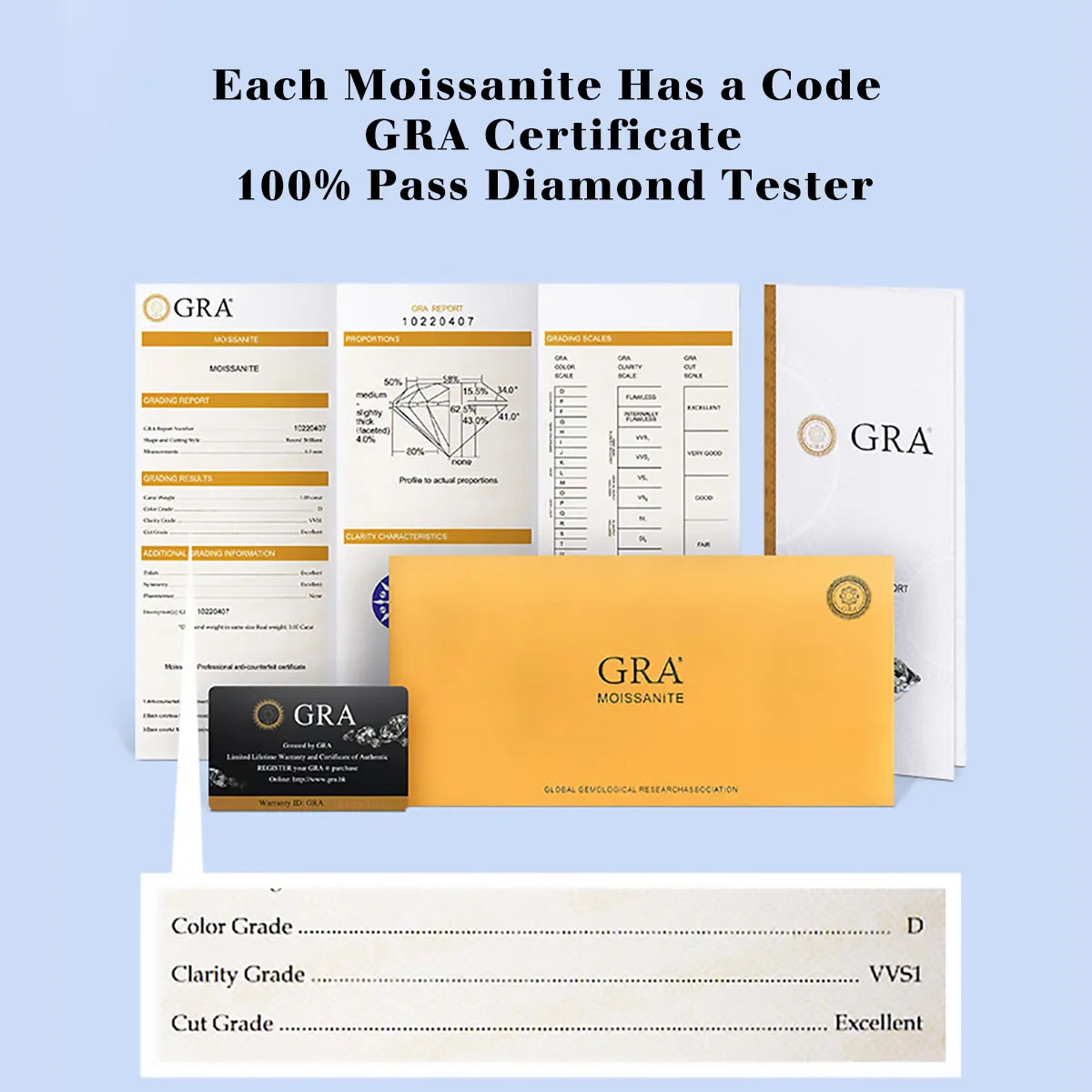 With Certficate Original Solid 18K Gold Moissanite Ring For Women 5 Stone AU 750 Luxury Jewelry With Stamp Engagement Gift Trend