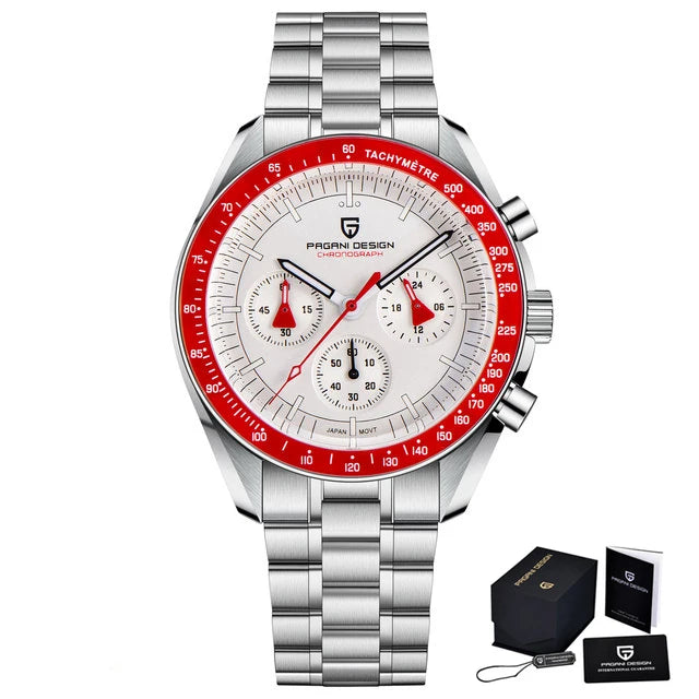PAGANI DESIGN Men's Watches Top brand Luxury Men Quartz Wrist Watch Automatic Date Speed Great Master Chronograph Reloj Hombre
