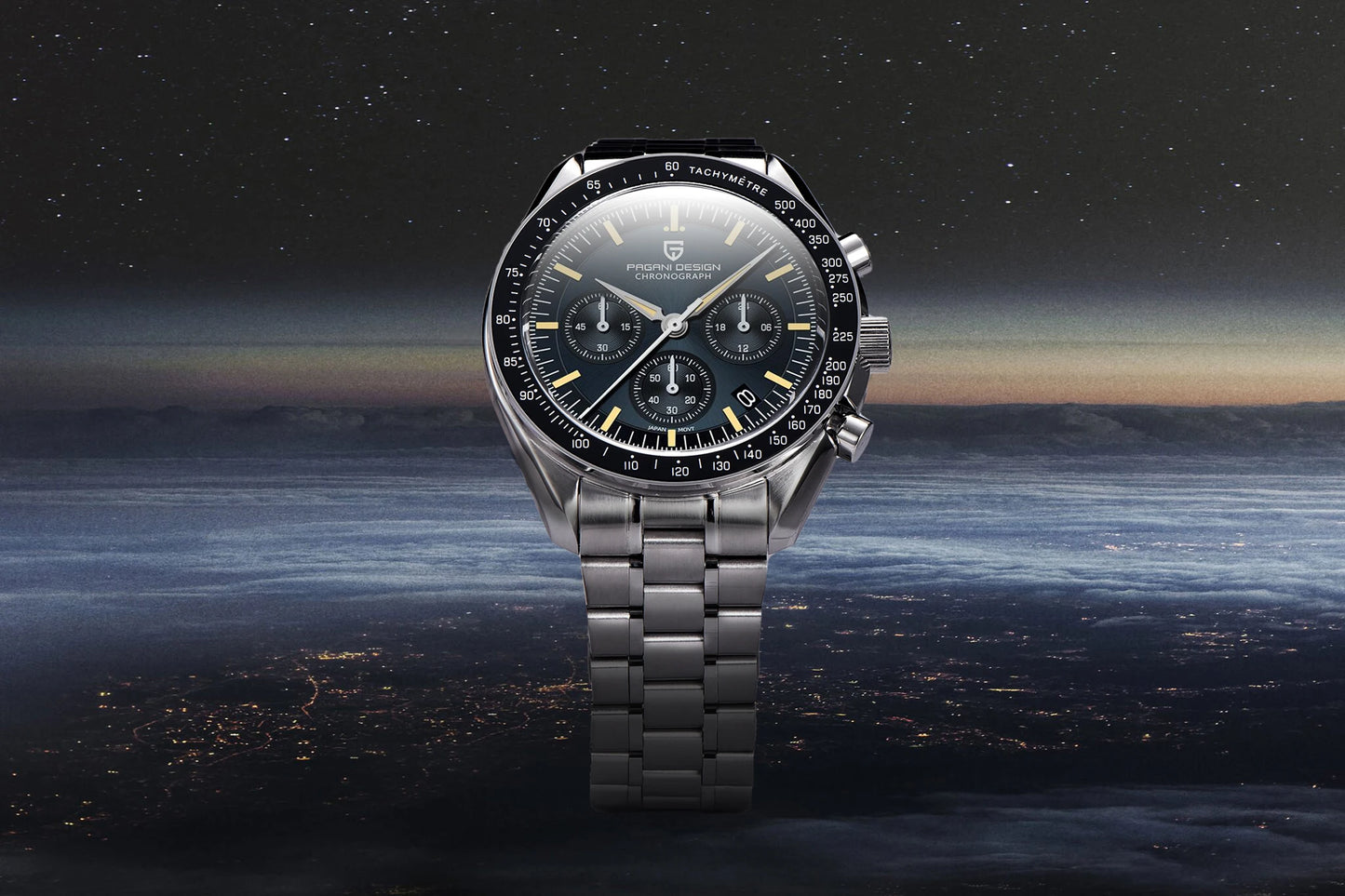 PAGANI DESIGN 2025 New Tribute to CK2998 Moon Watch Men Luxury Quartz Watches For Men AR Sapphire crystal Sport Chronograph Man