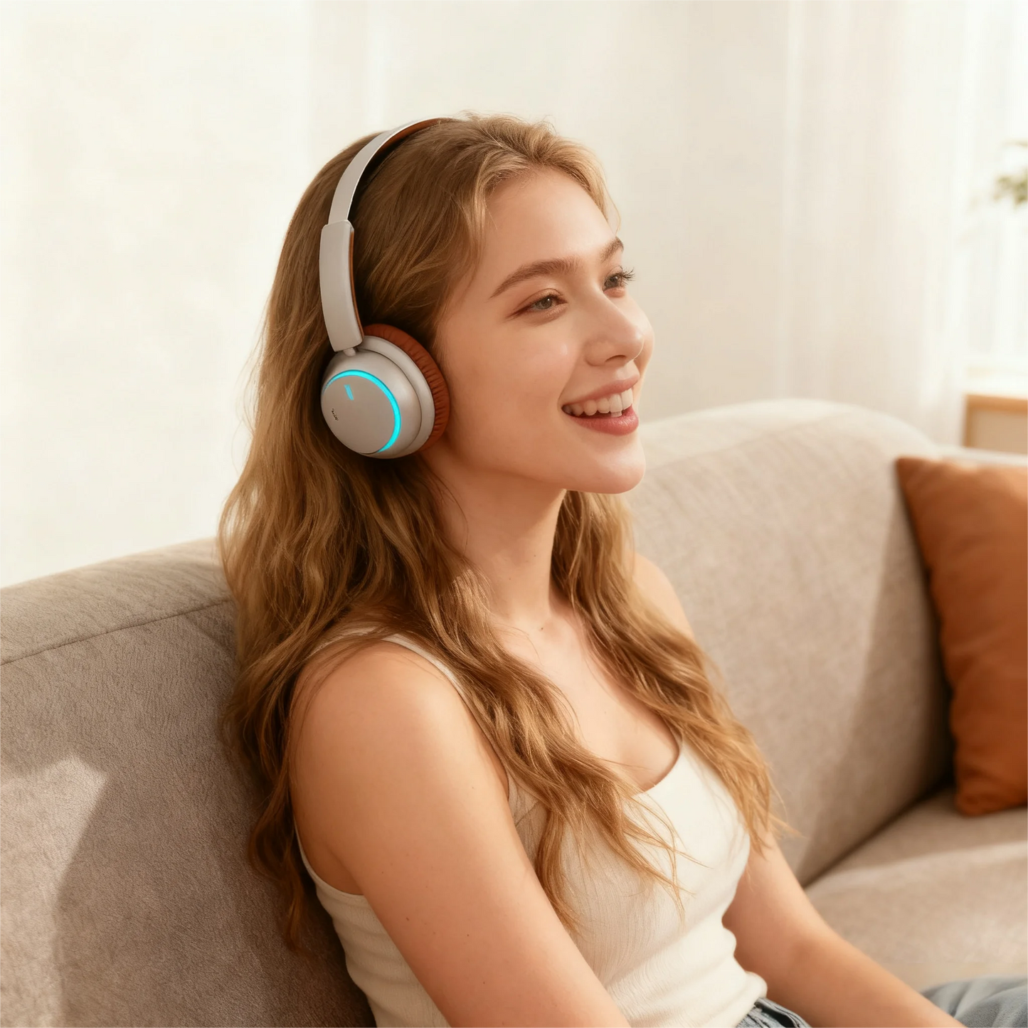 High-Quality Wireless Bluetooth-compatible Headphones, Smart Noise Cancelling, Universal Music Earbuds, V6.0 Headset Earphones