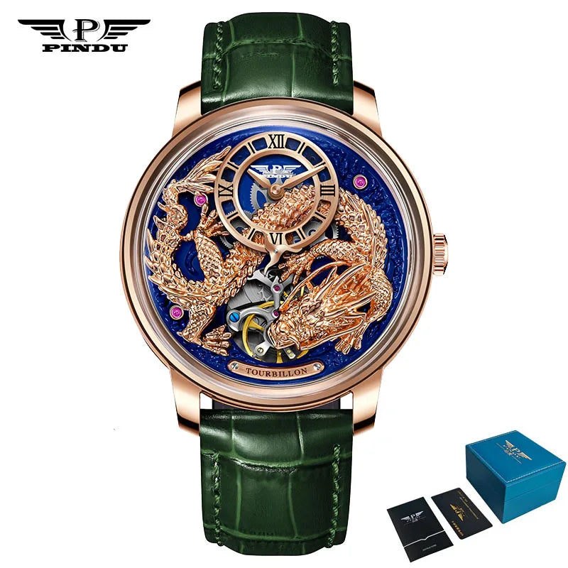 PINDU Develops And Designs New M2797B Automatic Mechanical Watch Men Watches 45.5MM Luxury High-end Quality Wristwatch Men Gift