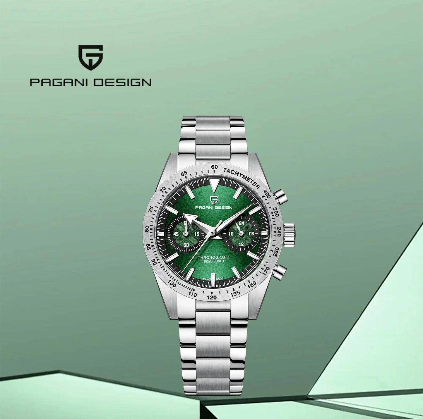 PAGANI DESIGN 2025 New Men Quartz Watch Exquisite Craftsmanship Luxury Classic Style Sapphire Glass Chronograph 100m Waterproof