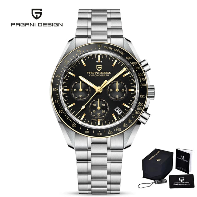 PAGANI DESIGN Men's Watches Top brand Luxury Men Quartz Wrist Watch Automatic Date Speed Great Master Chronograph Reloj Hombre