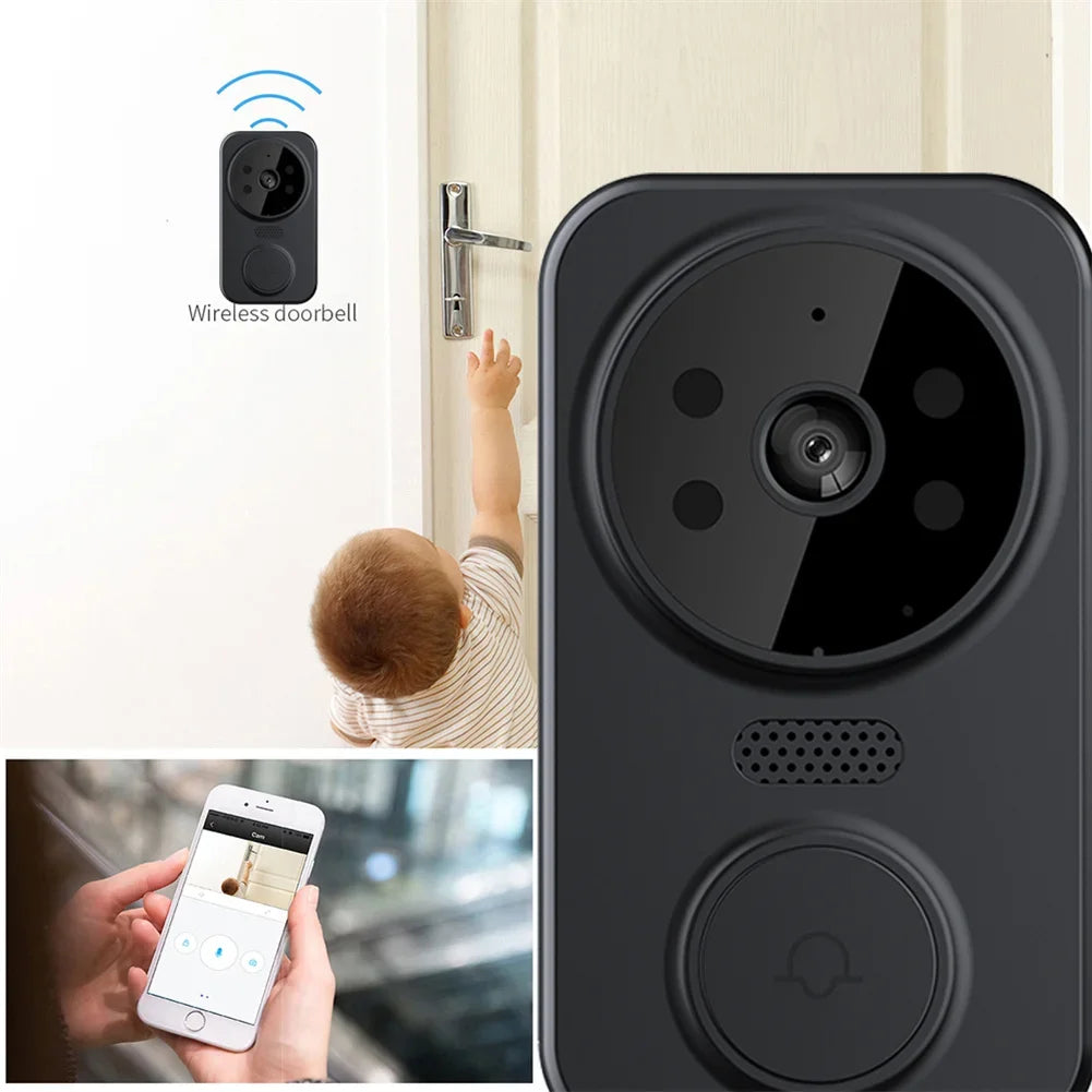 Smart Video Doorbell Camera Wireless, 1080P HD with Night Vision, 2.4G WiFi, Motion Detection, 2-Way Audio, and Cloud Service