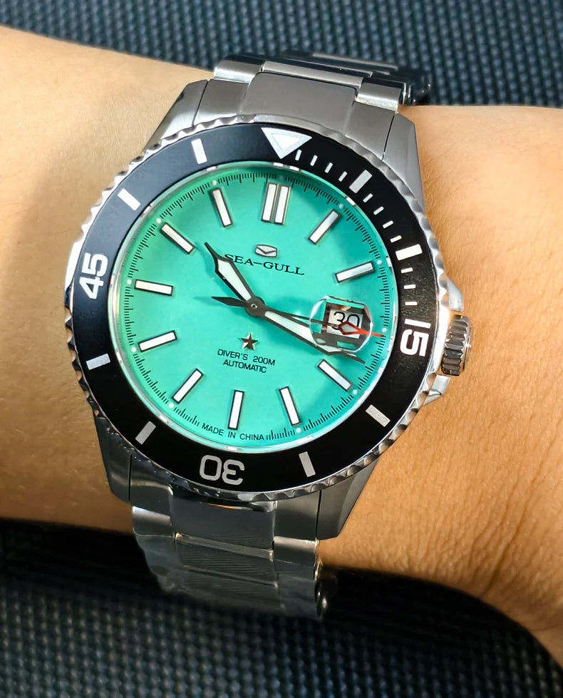 Seagull relogio masculino Men Watch 200m Diving Business Waterproof Fashion Automatic Mechanical Watch Ocean Series 816.32.1523