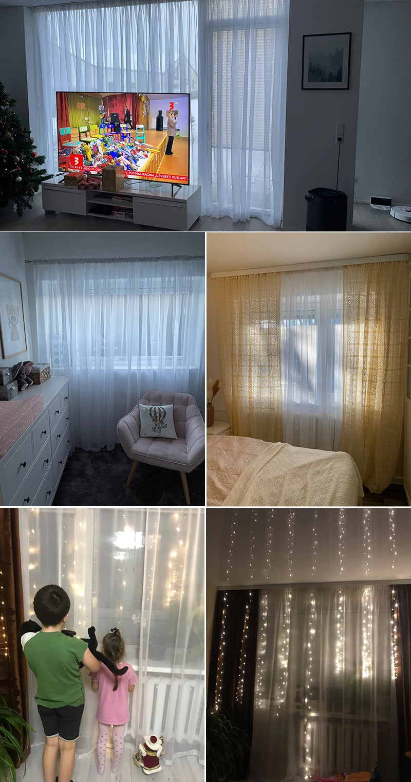 Europe Solid White Curtain Window Sheer Tulle Curtains For Living Room Kitchen Modern Window Treatments Voile Curtains Cortains