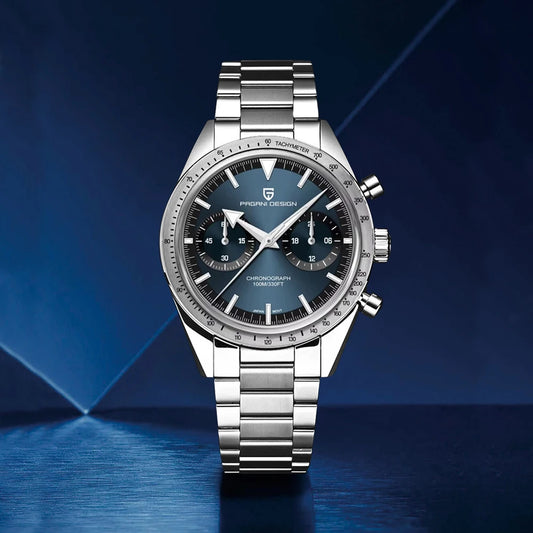 PAGANI DESIGN Men's Watches 2025 Retro Luxury Watch For Men Quartz Chronograph Wristwatch Luminous AR Sapphire Mirror Waterproof