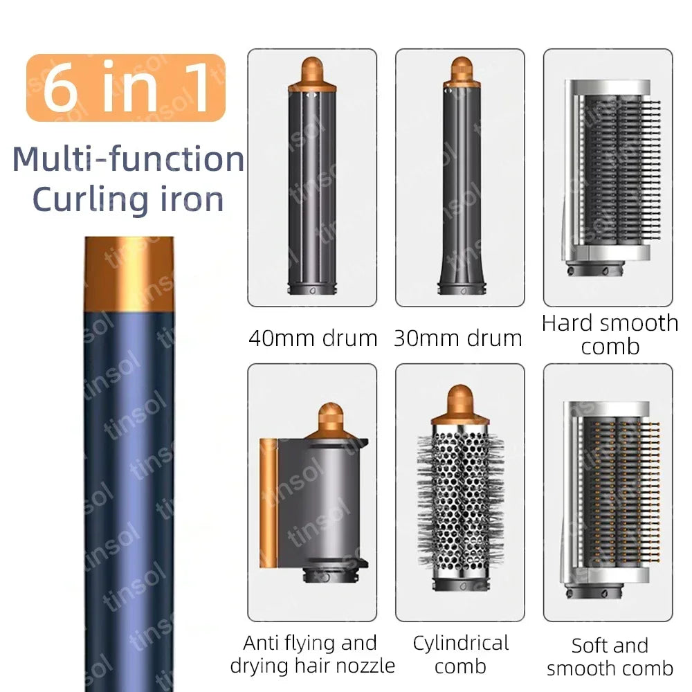 7-in-1 multifunctional curling iron  hair dryer and straightener set, styling tool that allows salon-quality styling at home