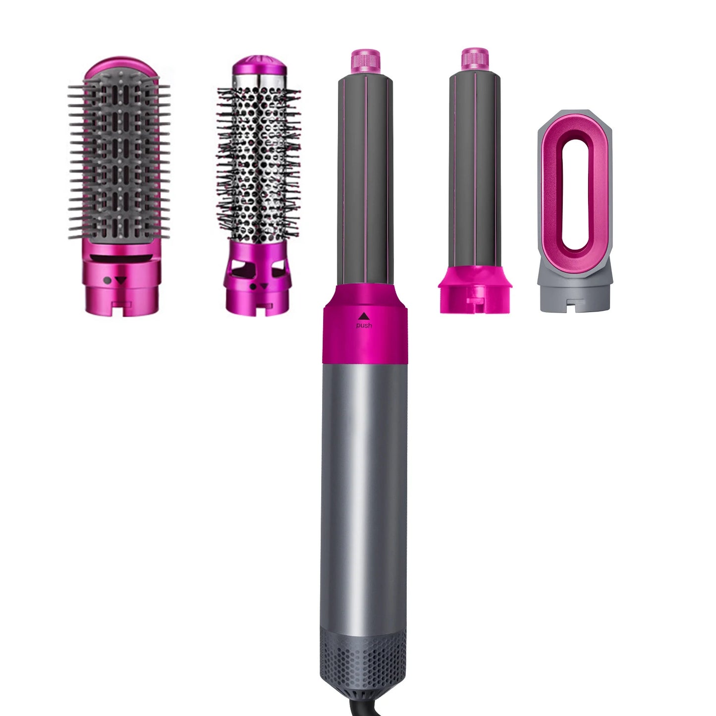 5-In-1 Hair Dryer Air Wrap Hair Straightener Hot Air Comb Barber Multifunctional Professional Hair Styling Tool Festival Gift