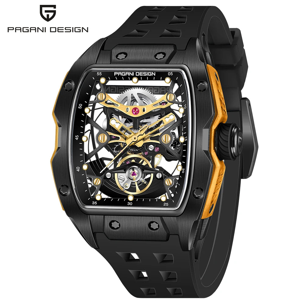 2024 Pagani Design new men's watch 50 meter waterproof stainless steel case luminous dial fashionable men's mechanical watch