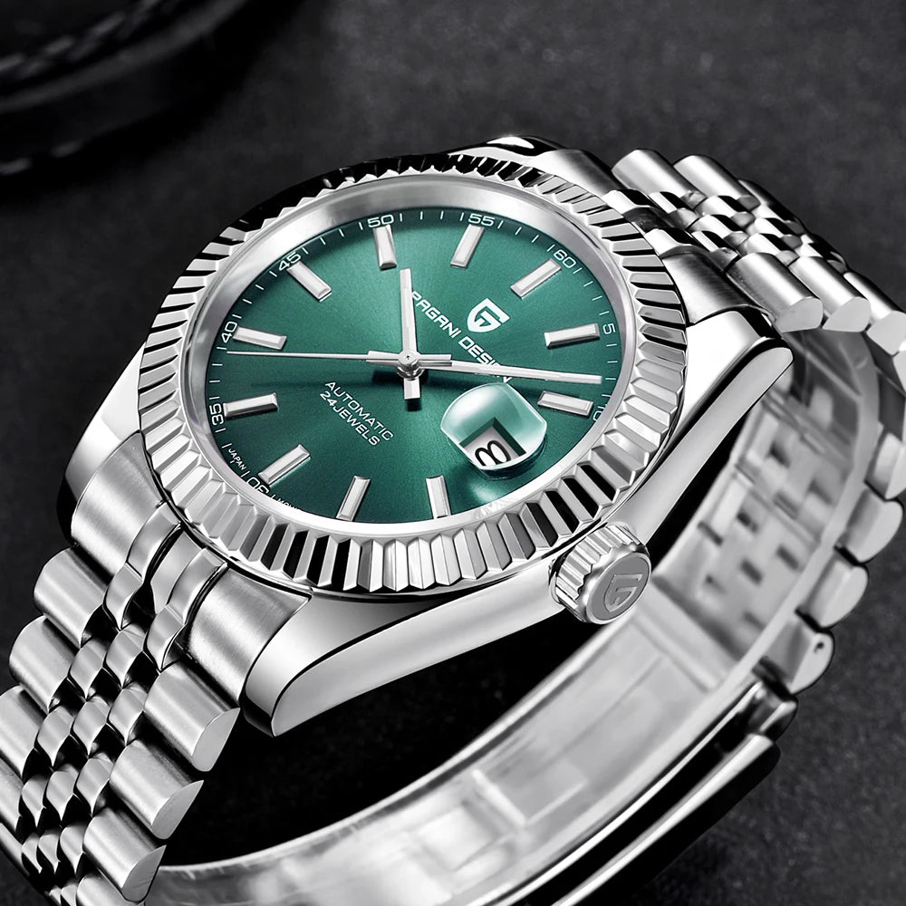 PAGANI DESIGN Neue V2 Herren-Mechanikuhr – Luxus-Uhr der Topmarke – Vollautomatisch – Wasserdicht bis 100 m – Edelstahl