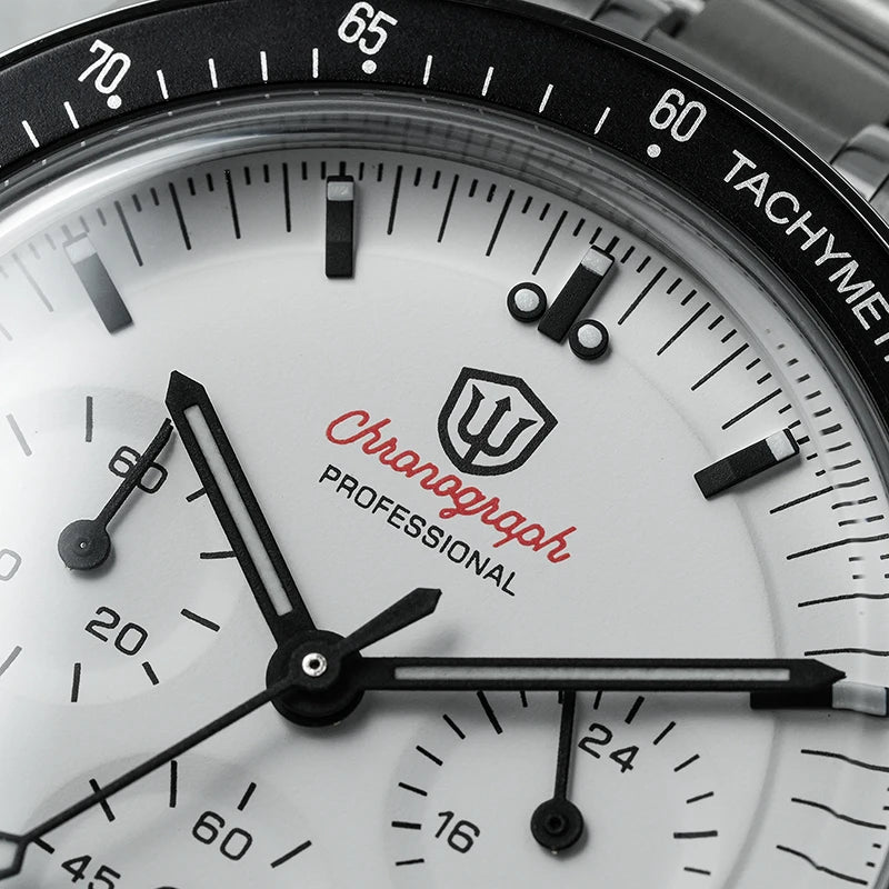 Watchdives WD1863 Men Watch 10Bar Waterproof Sapphire Crystal 39mm Quartz Watch VK63 Movement Vintage Watch with Gift Box