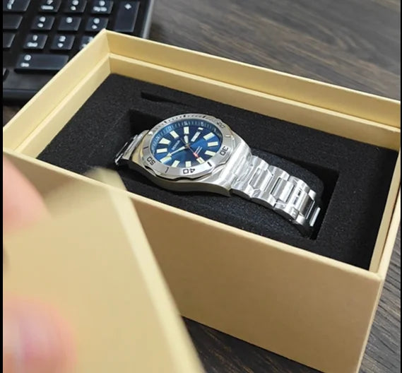 BEIHUA Men Automatic Watch Luminous Whole Night Super Bright C3 Japan TOP Mov't 24Jewels Day Date Sapphire  Luxury Gift Military