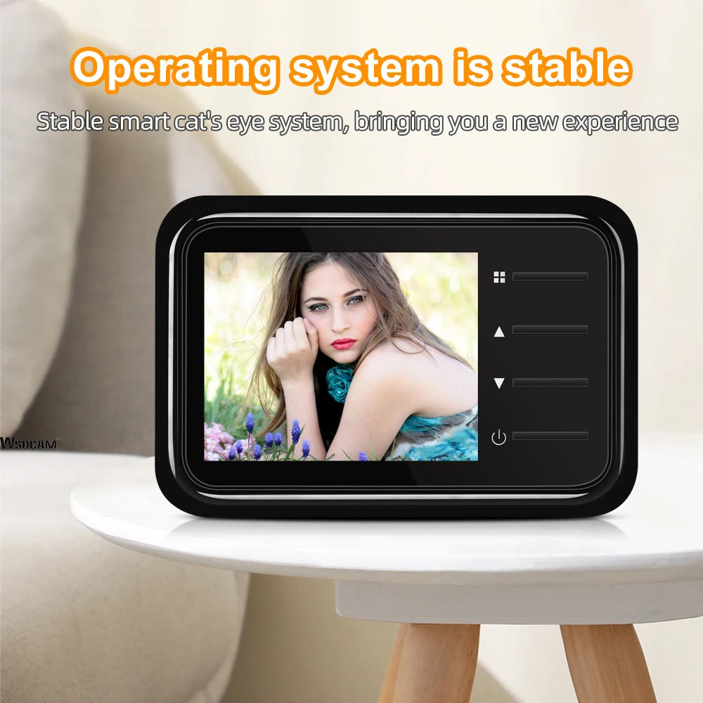 2.4Inch LCD Door Peephole Camera IR Night Vision Video Eye Door Bell Visual Doorbell Security Protection Camera