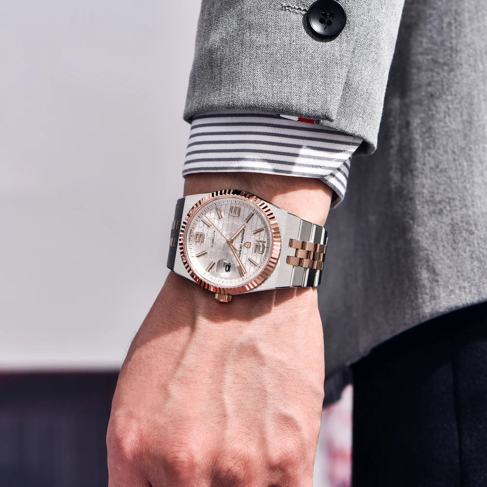 PAGANI DESIGN 2025 Men Mechanical Watches Men Luxury Automatic Watch For Man AR Sapphire Mirror Waterproof Luminous With Box