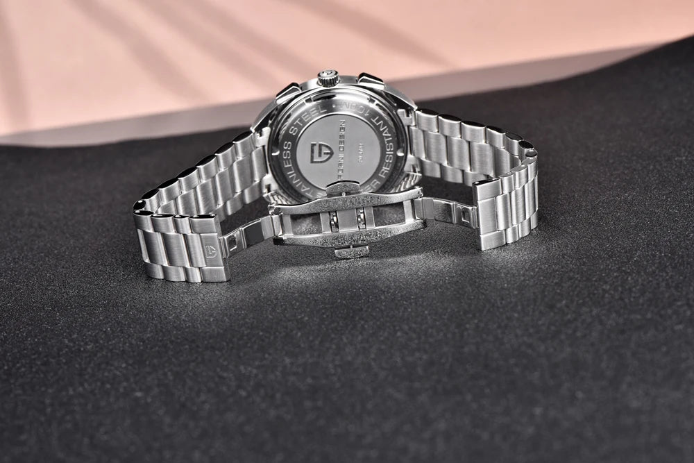 PAGANI DESIGN Men's Watch 2025 New Chronograph Luxury Quartz Watches For Man Gifts BOX Top Sapphire Mirror Sports Wristwatches