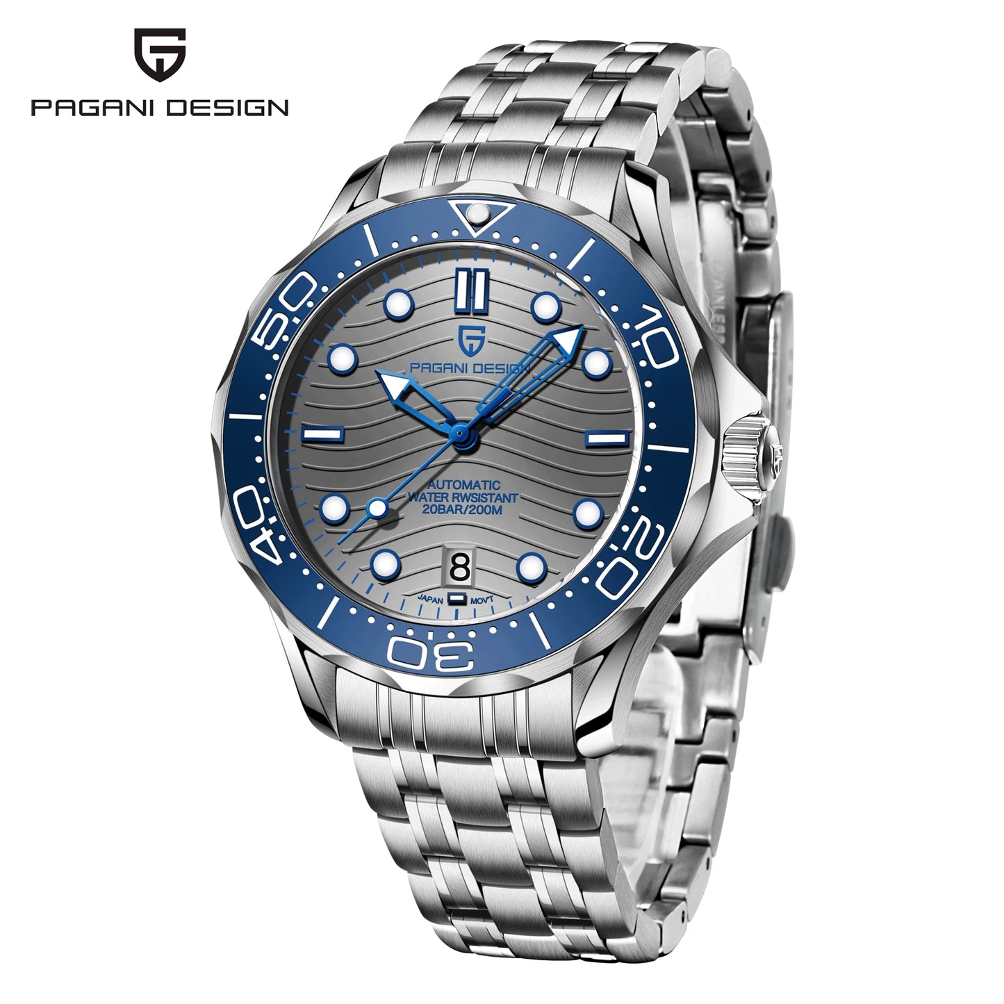 PAGANI DESIGN Men's Watches 2025 New Ceramic Bezel Luxury Automatic Watch For Men Mechanical Wristwatches Sapphire Mirror Clocks