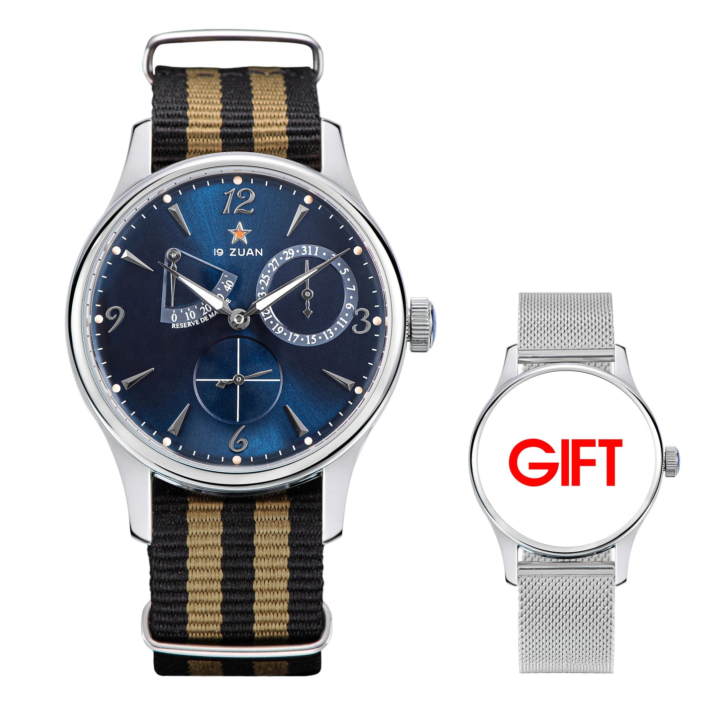 1963 40mm Pilot Watch of Men Automatic Mechanial Wristwatches Sapphire Crystal Waterpoorf Retro with Seagull ST1780 Movement New