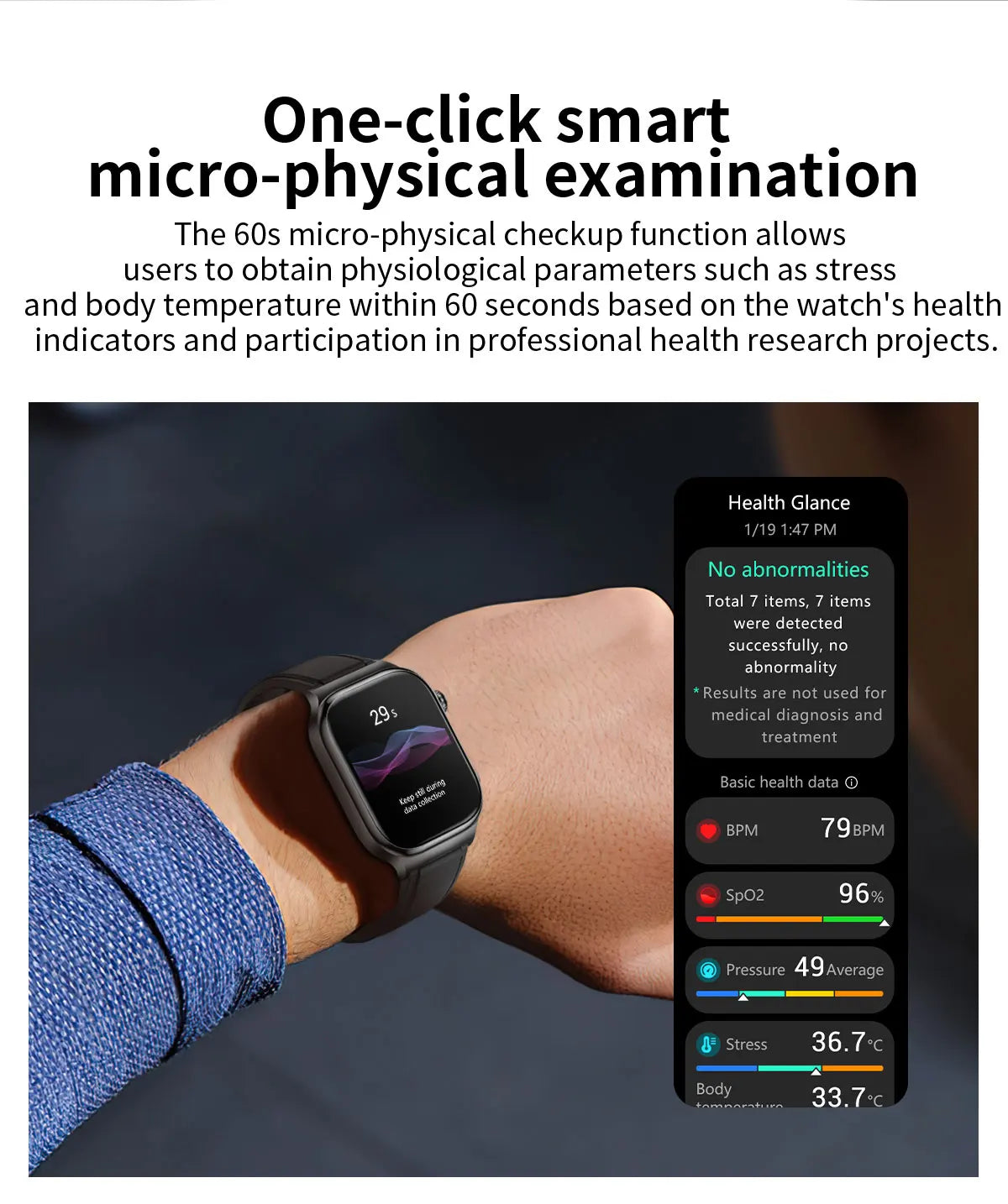 2025 New AI Human Health diagnosis ECG+HRV Smart Watch Blood Pressure Uric acid Blood lipid Bluetooth Call Smartwatch Men Women