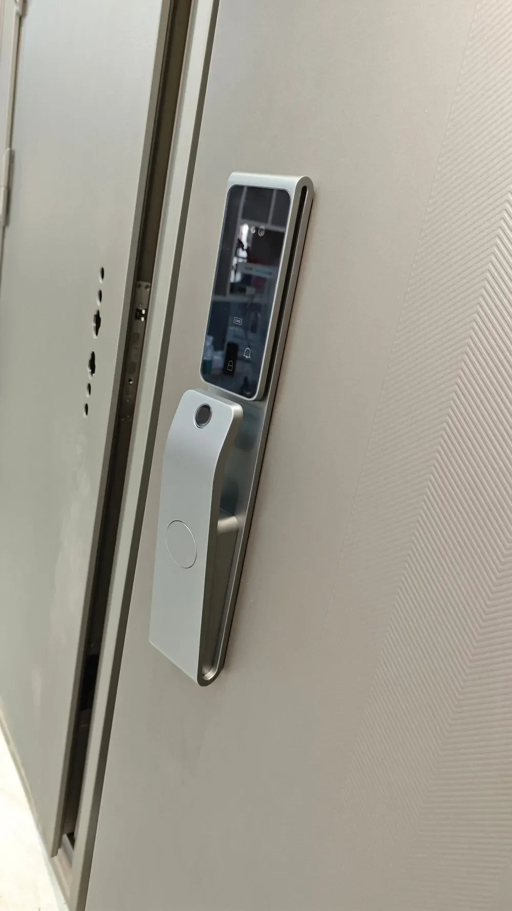 Smart Home Door WiFi NFC Digital Lock with 3D Face Recognition & Palm Vein, Works with Tuya