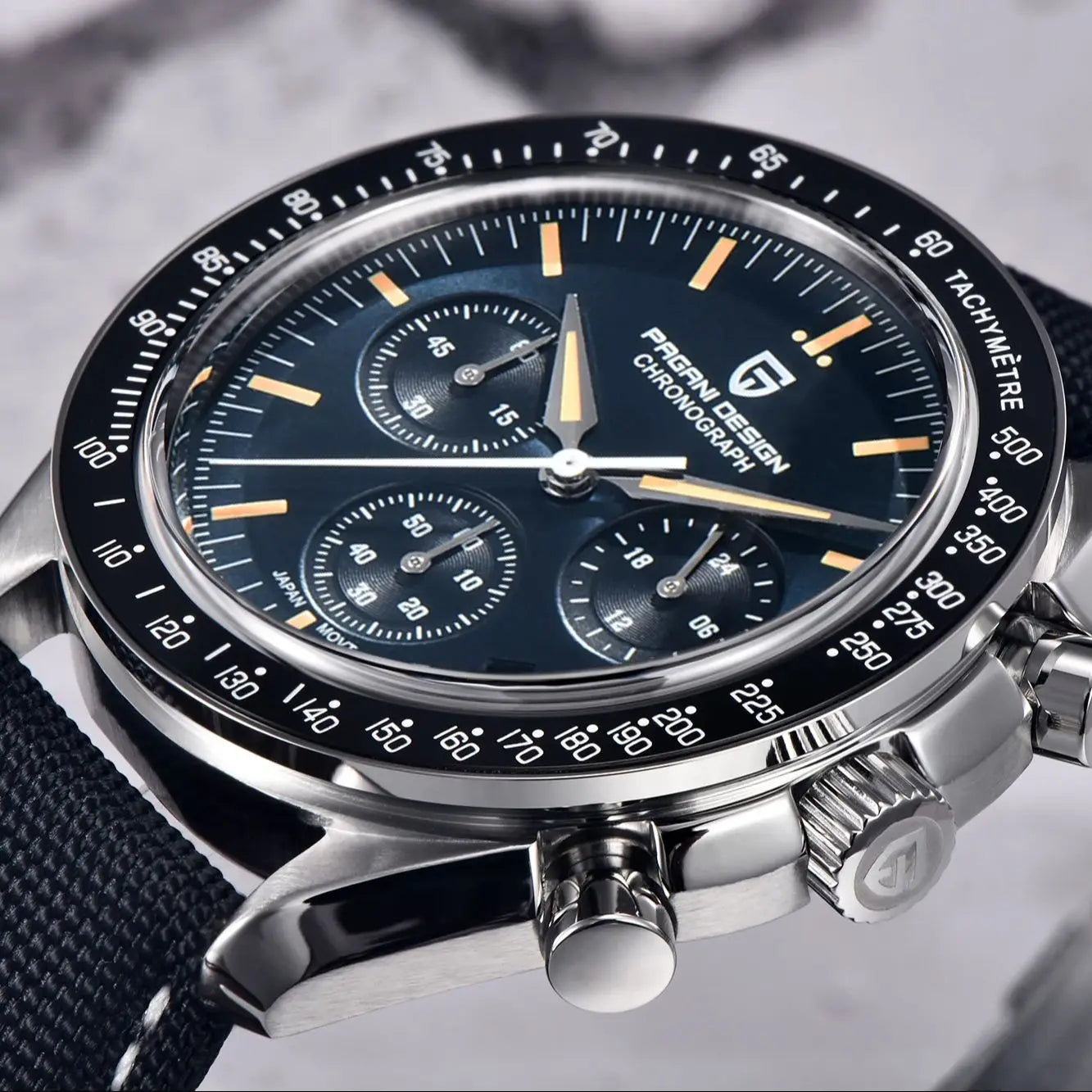 PAGANI DESIGN 2025 New Men's Watches Retro Luxury Tribute to CK2998 Quartz Watch For Men Speed Chronograph AR Sapphire crystal