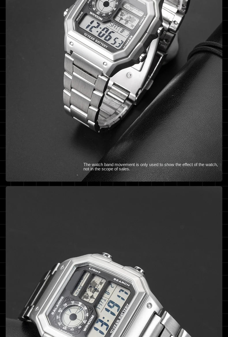 Casio AE1200 case mod kit modification all metal case 3299 AE-1200 bezel glass waterproof ring kit 304 stainless steel part