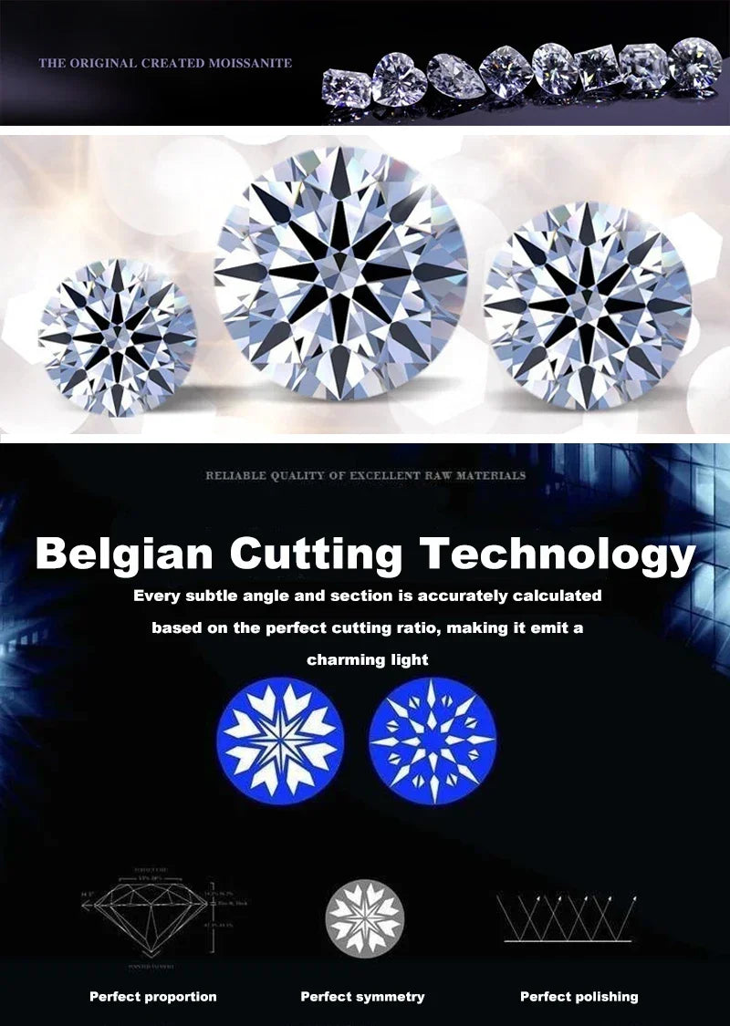 5mm Original Blue and white Moissanite Tennis Bracelets for Women Men Lab Diamond with GRA Wedding Jewelry 925 Sliver Bracelet